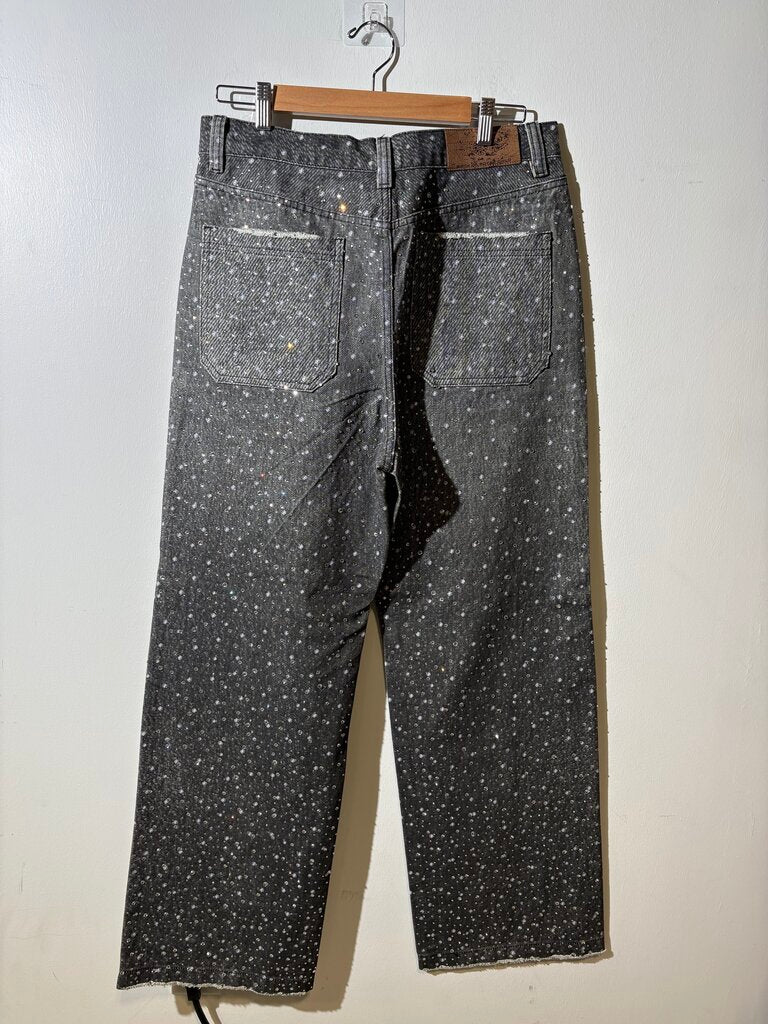 Birth of Royal Child Crystal Jeans Sz L