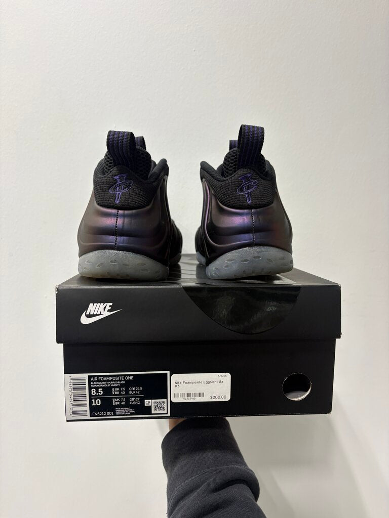 Nike Foamposite Eggplant Sz 8.5