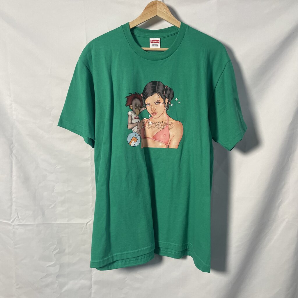 Supreme Green Angel Tee Sz. M