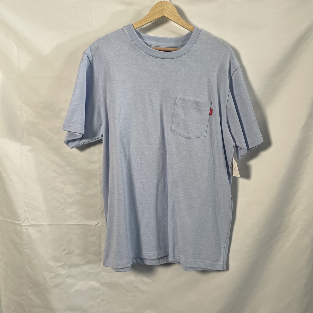 Supreme Light Blue Pocket Tee Sz. L
