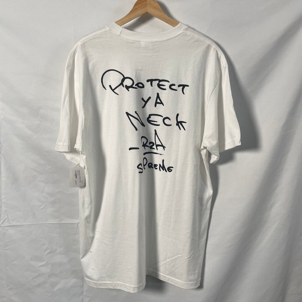 Supreme White Riza Tee Sz.L