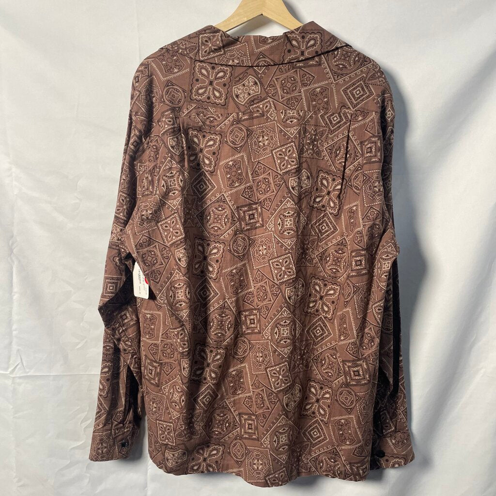 Kapital Brown Bandana Button UP Sz. 4