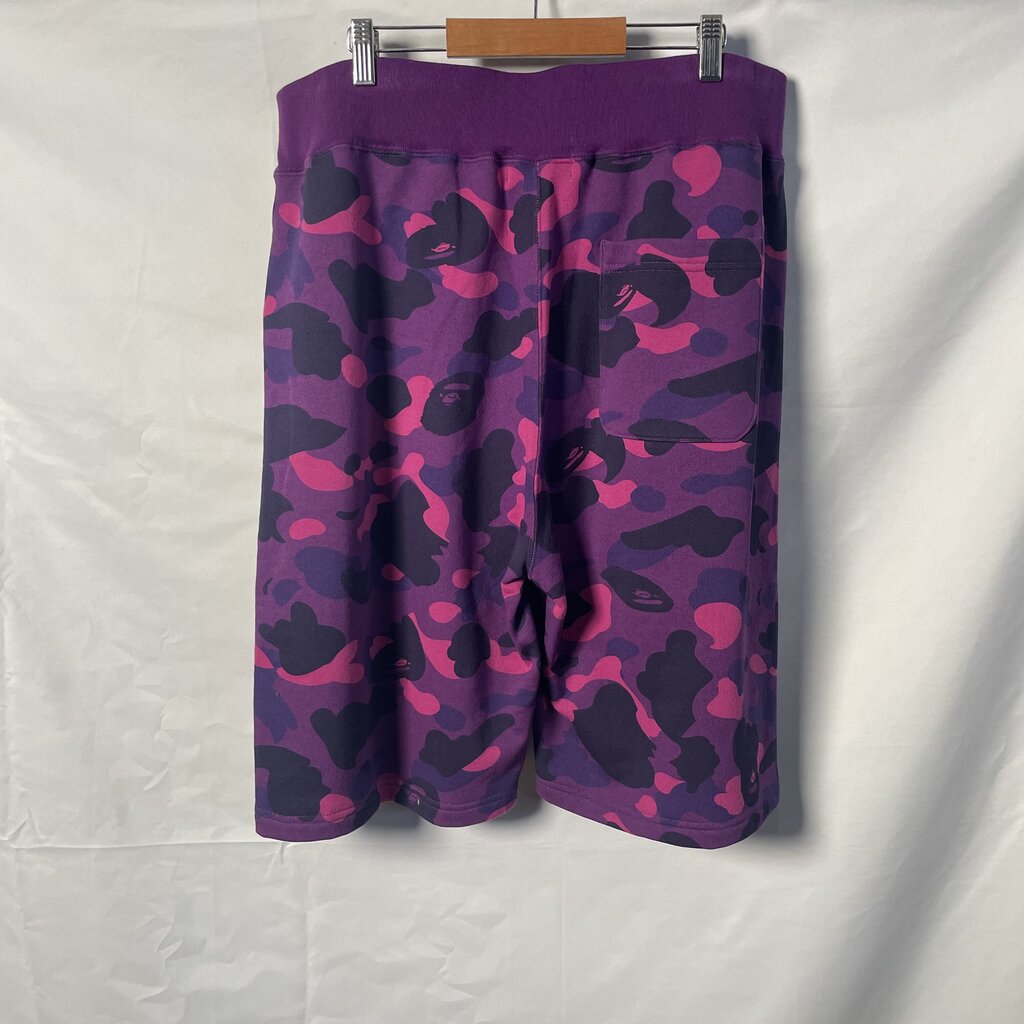 Bape Purple Shark Camo Shorts Sz.XXL