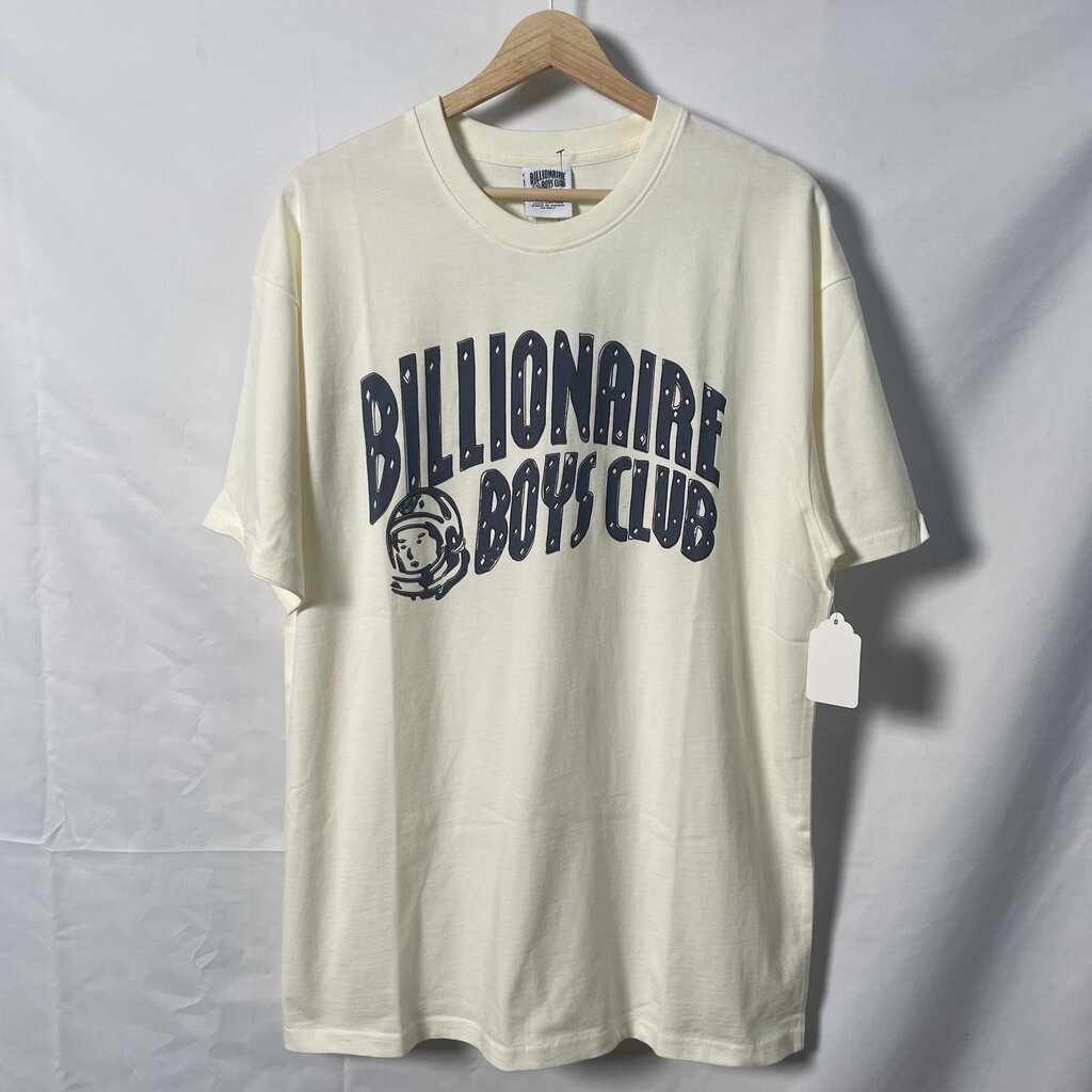 BBC White Winter Curve logo Tee Sz. L