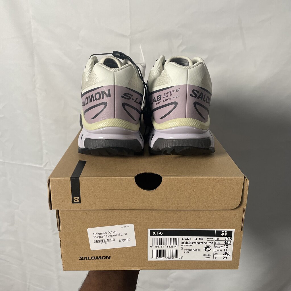 Salomon XT-6 Purple/ Cream Sz. 11
