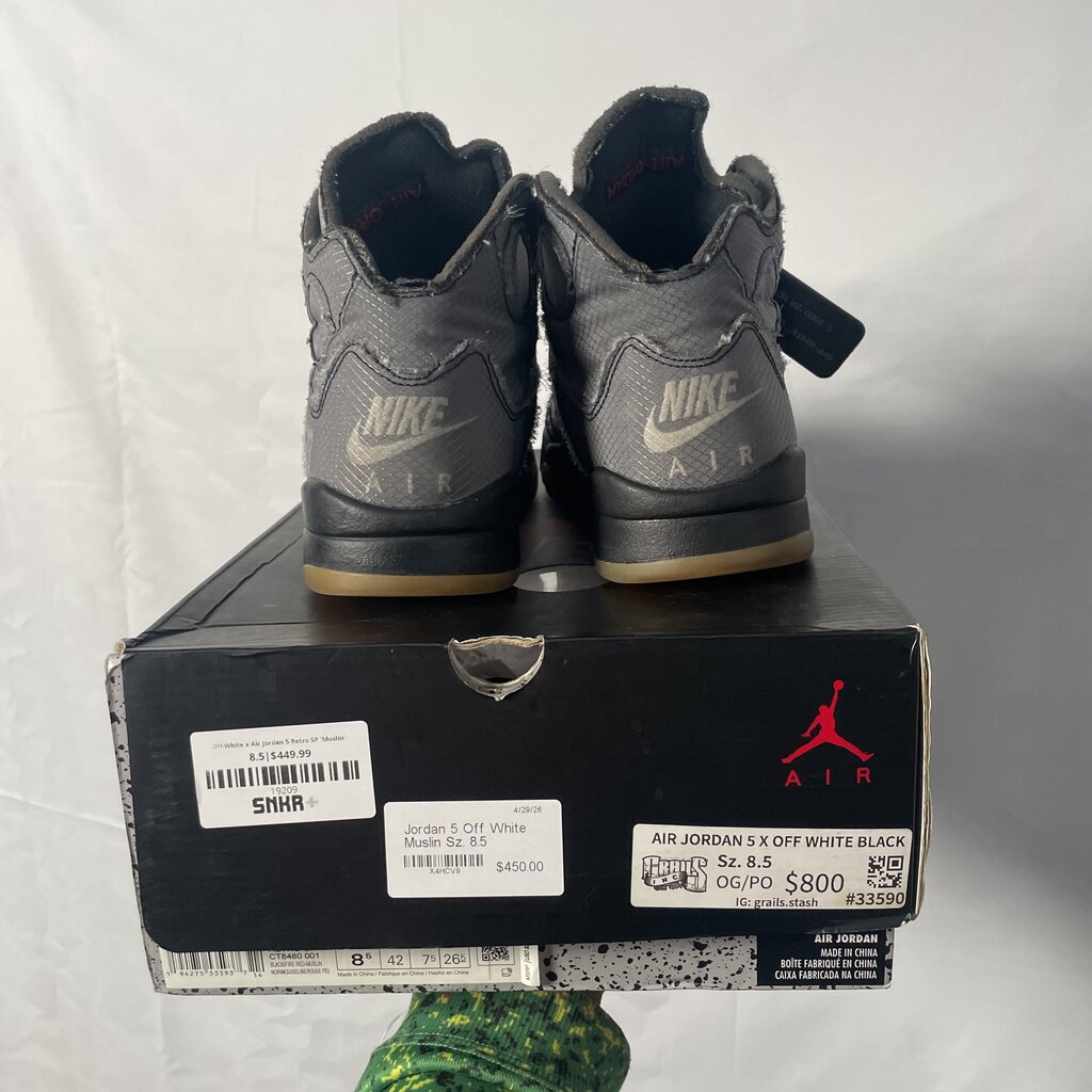 Jordan 5 Off White Muslin Sz. 8.5