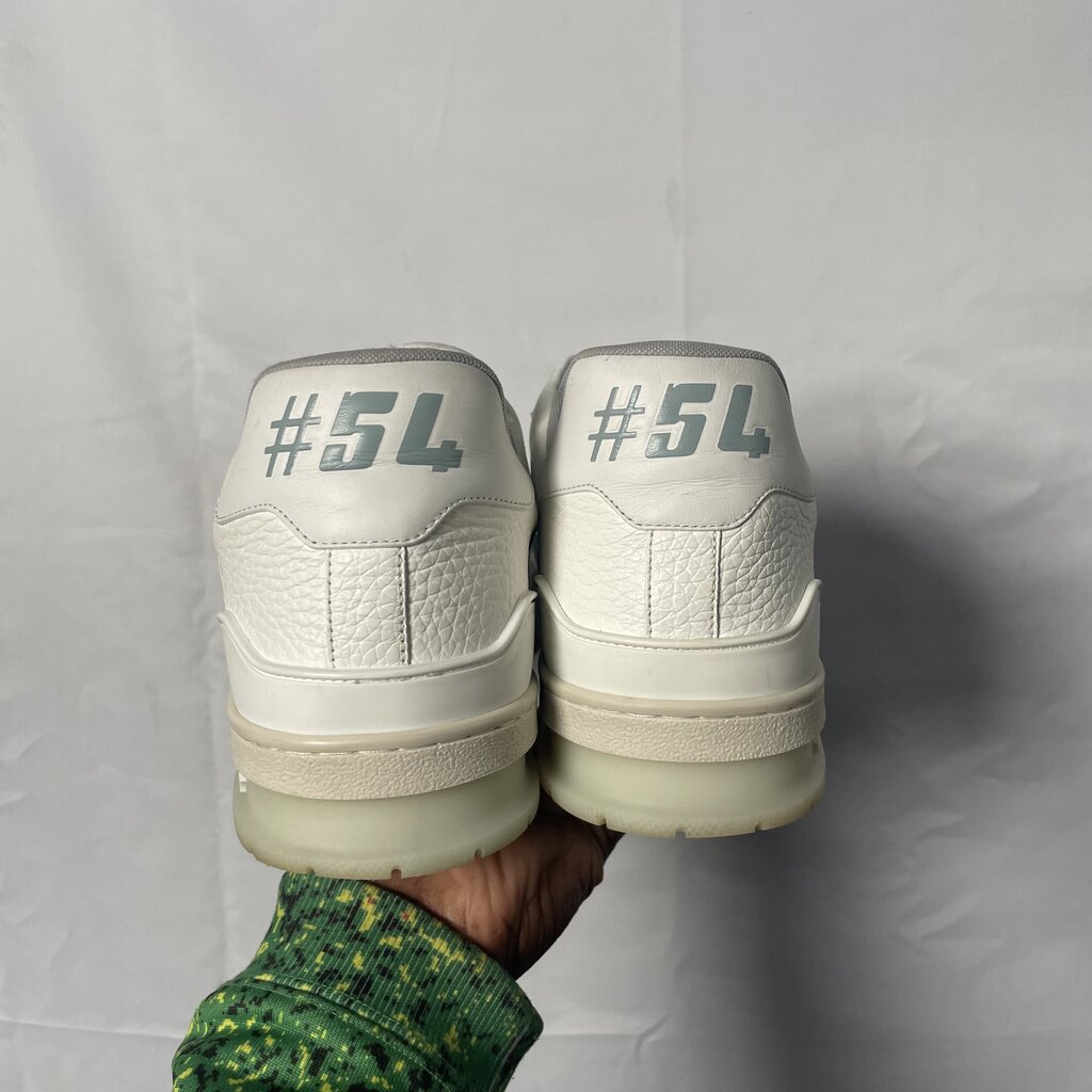 Louis Vuitton White Low Trainer Sz. 9