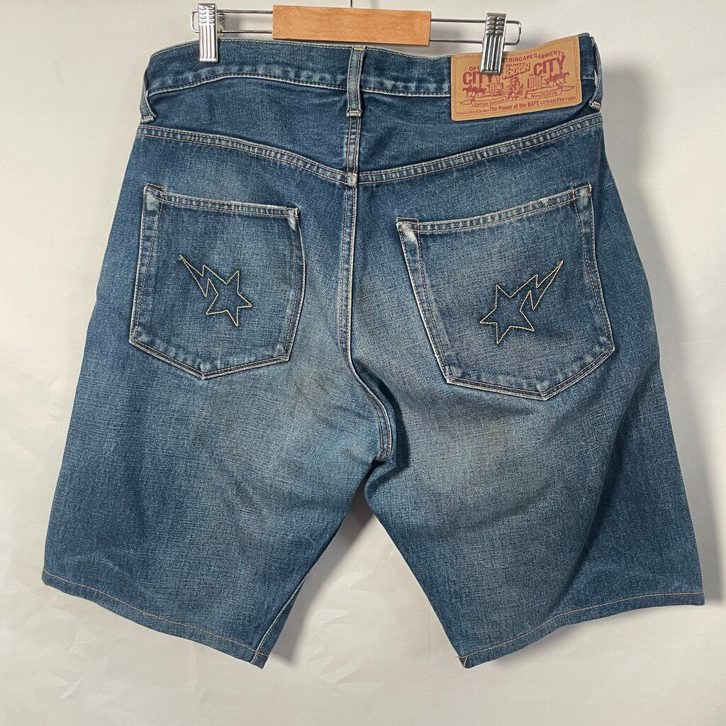 Bape Denim Shorts Sz. M