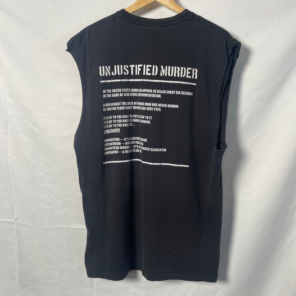 Vintage Drop Dead Cut Off Sz. L
