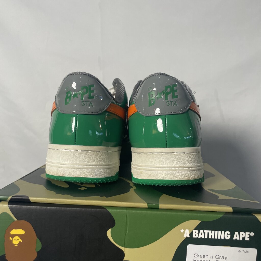 Green n Gray Bapesta Sz. 8.5