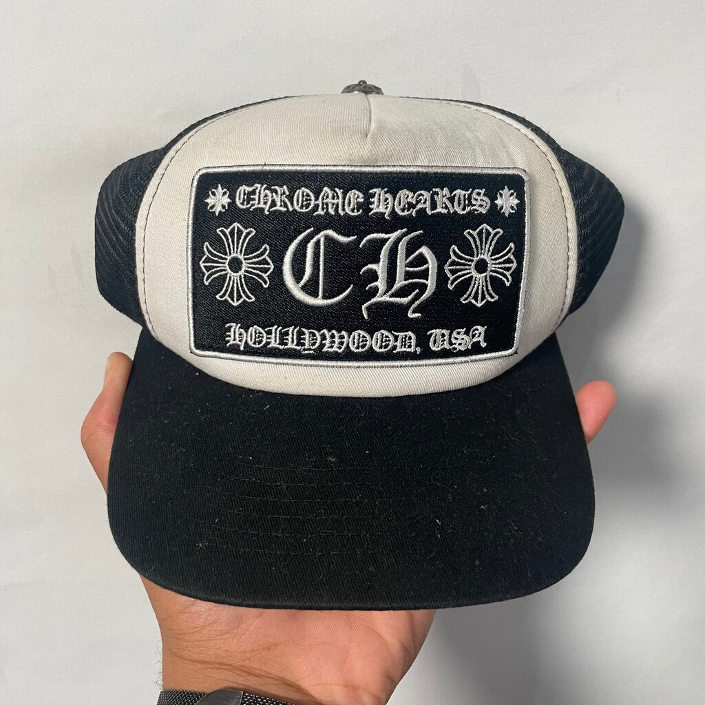 Black n White Chrome Trucker