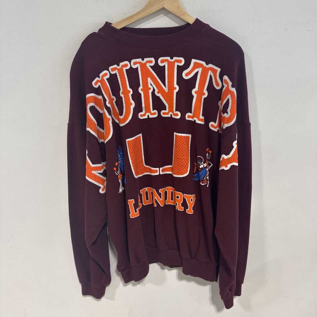 Burgandy U Miami Kapital Sweater Sz. F