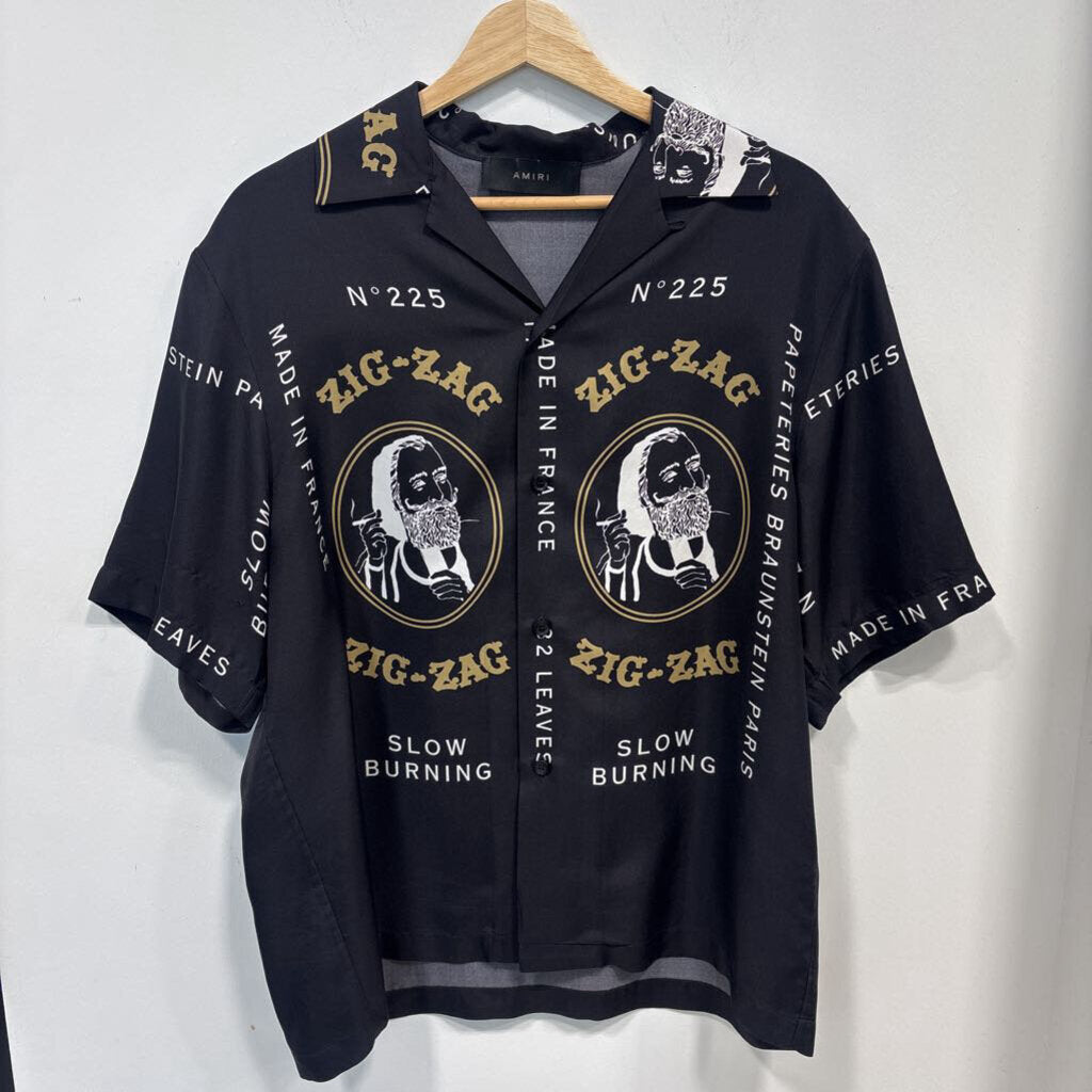 AMIRI ZIG-ZAG SHIRT SZ M