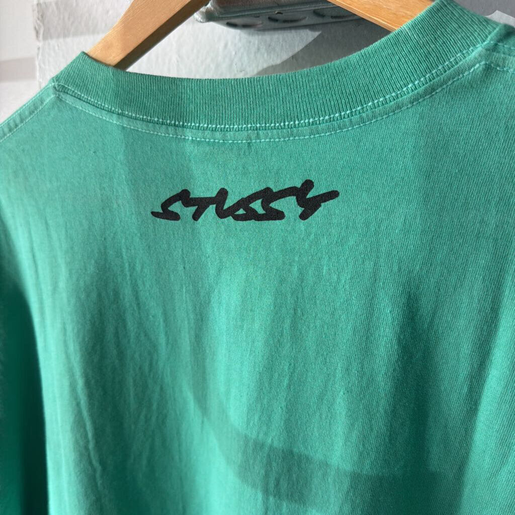 STUSSY SKULL TEE SZ L