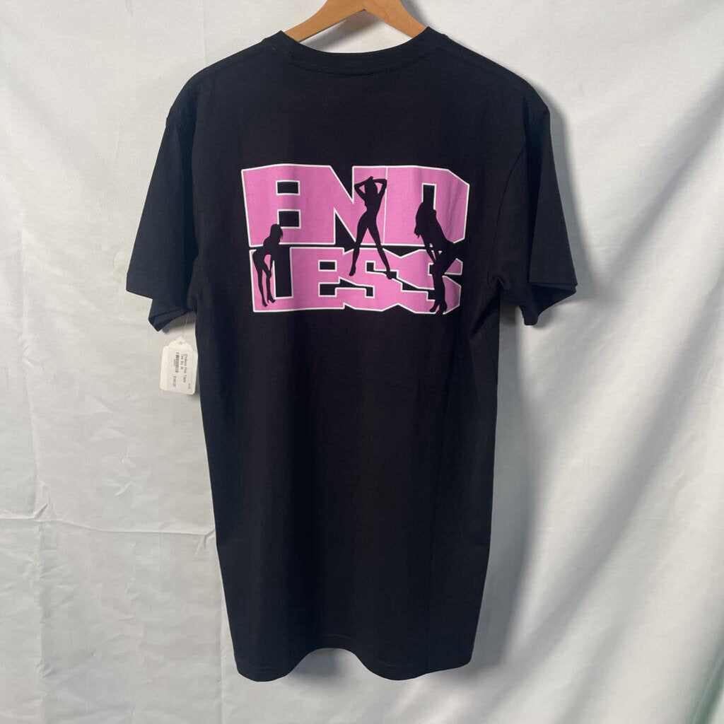 Endless Pink Tape Tee Sz. M