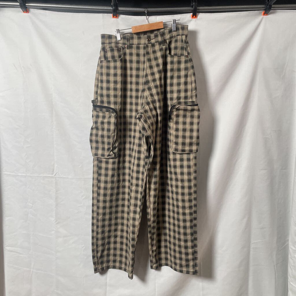 Gvgallery Plaid Cargos Sz. S