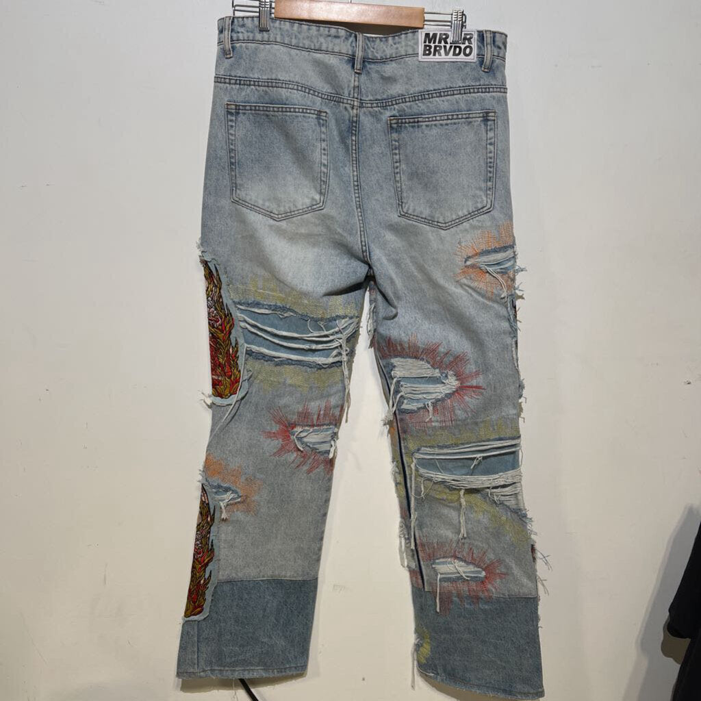 WDW TAPESTRY DENIM SZ 36