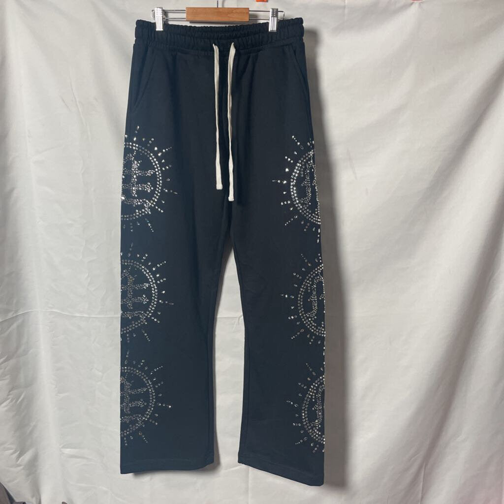 Mixed Emotions Rhinestone Sweatpants Sz. S