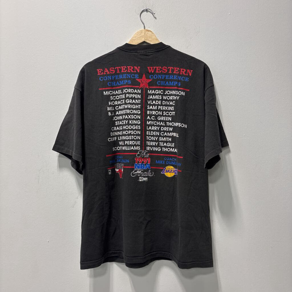 1991 Chicago Bulls Finals Tee Sz.XL