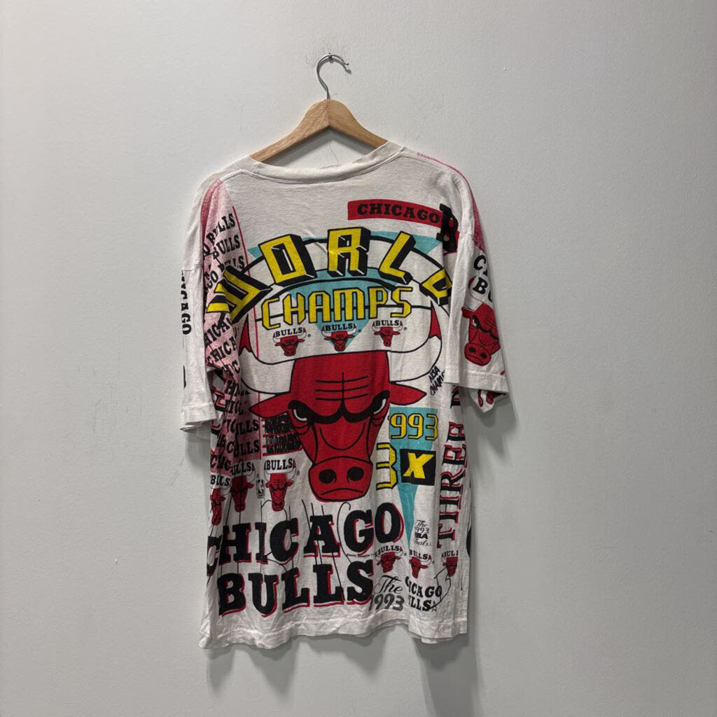 1996 Chicago Bulls Six Finger Tee Sz.XL