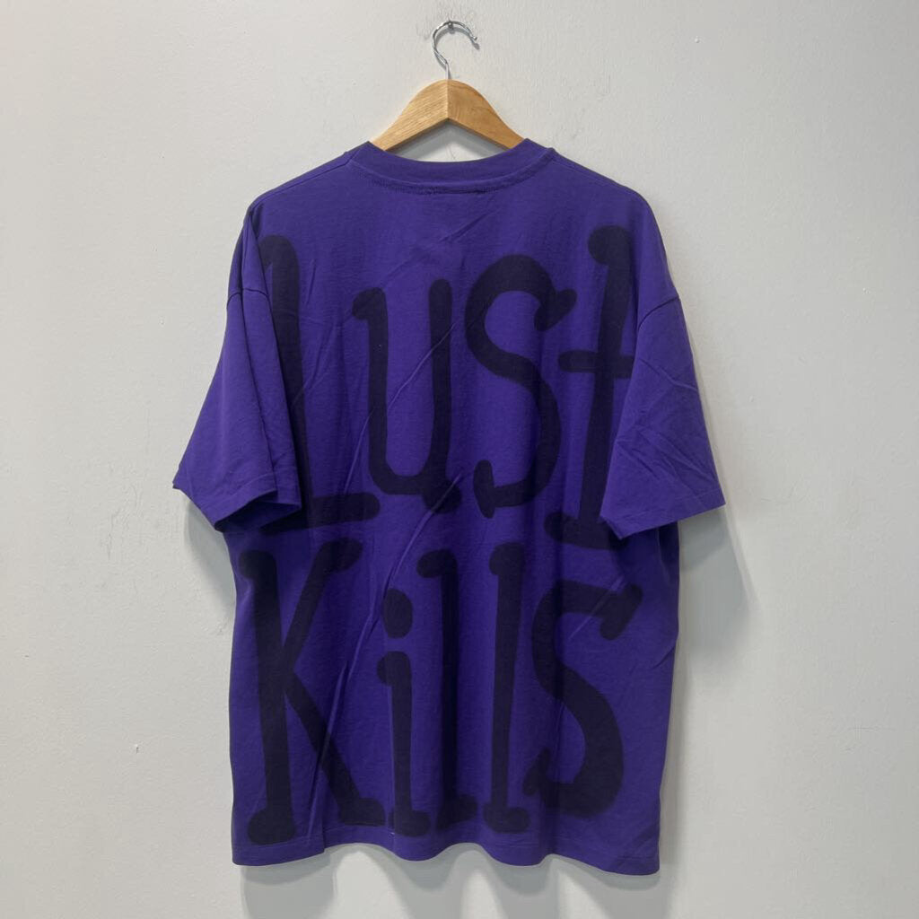 VINTAGE PURPLE CRMY TEE
