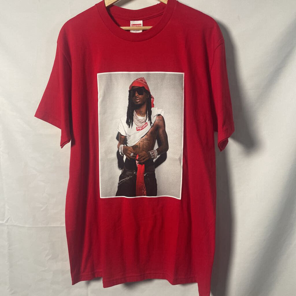 Supreme Red Carti Tee Sz. l