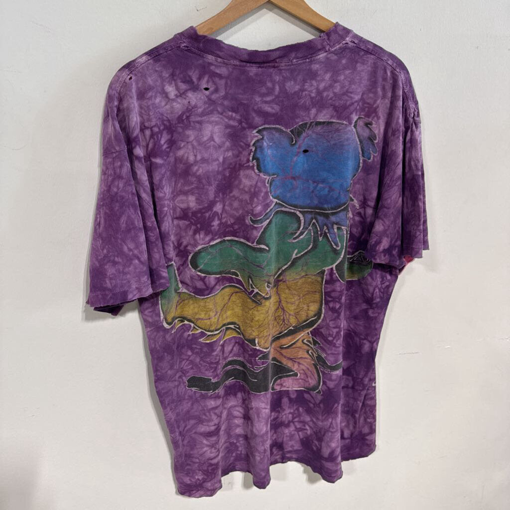 PURPLE GRATEFUL DEAD TEE SZ XL
