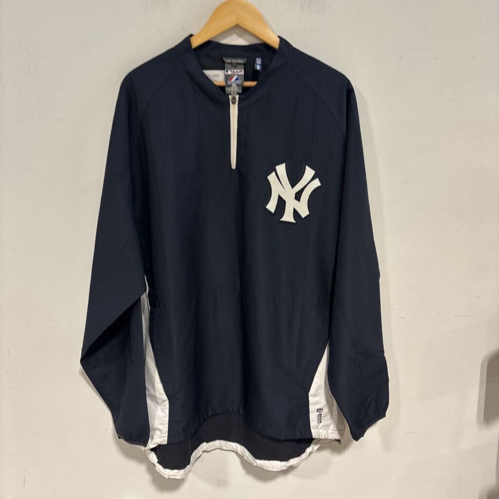 New York YANKEES QUARTER ZIP SZ XL
