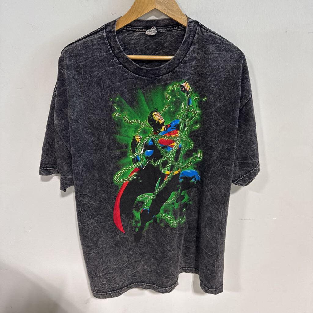 STONEWASH SUPERMAN SZ 2XL