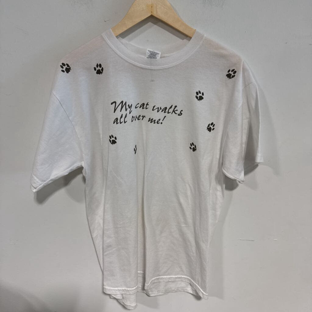 MY CAT TEE SZ L