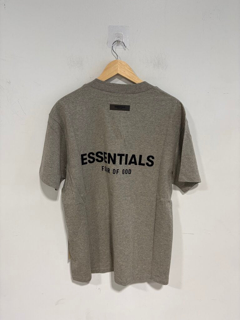 ESSENTIALS TEE DARK GREY SZ XS
