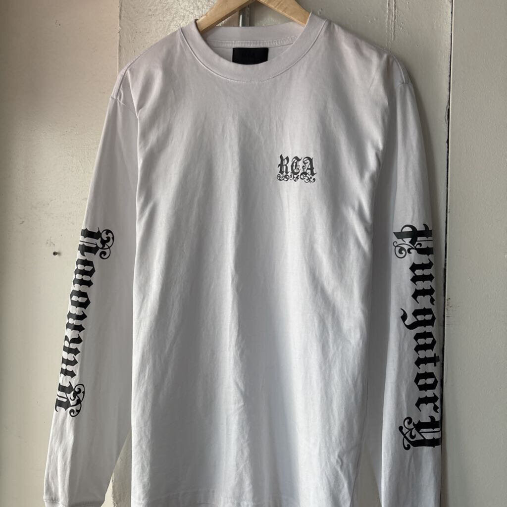 RTA WHITE L/S SZ.S