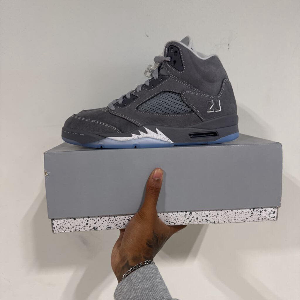JORDAN 5 WOLF GREY SZ 10M