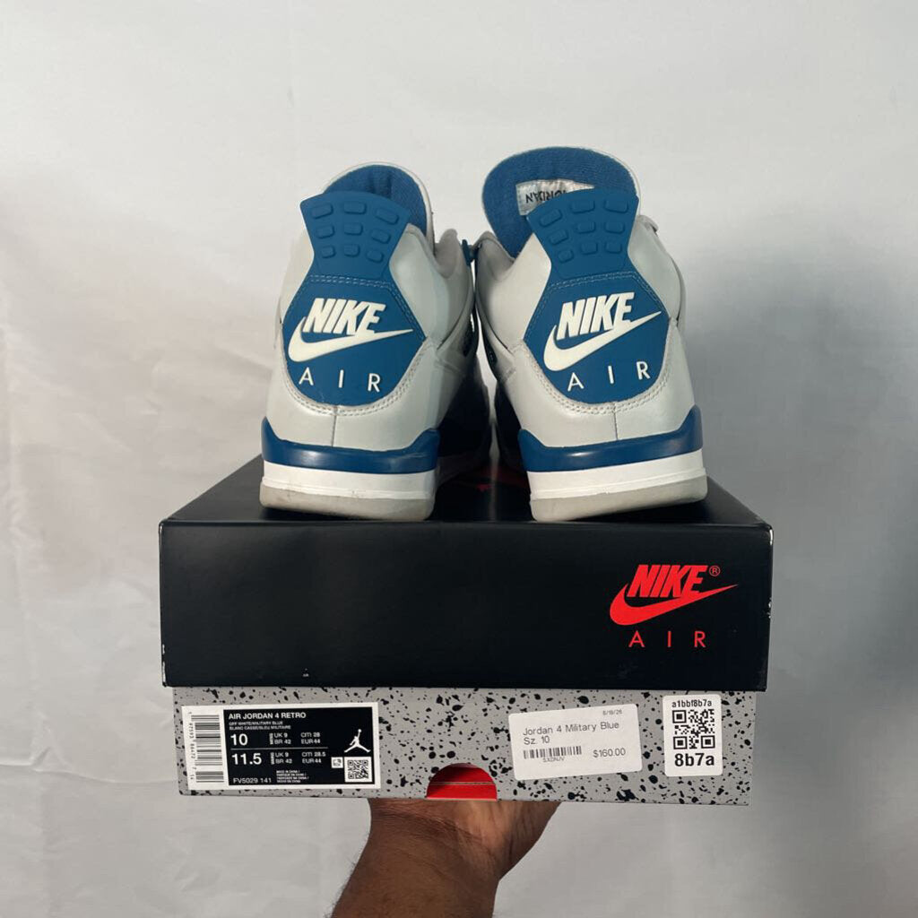 Jordan 4 Military Blue Sz. 10