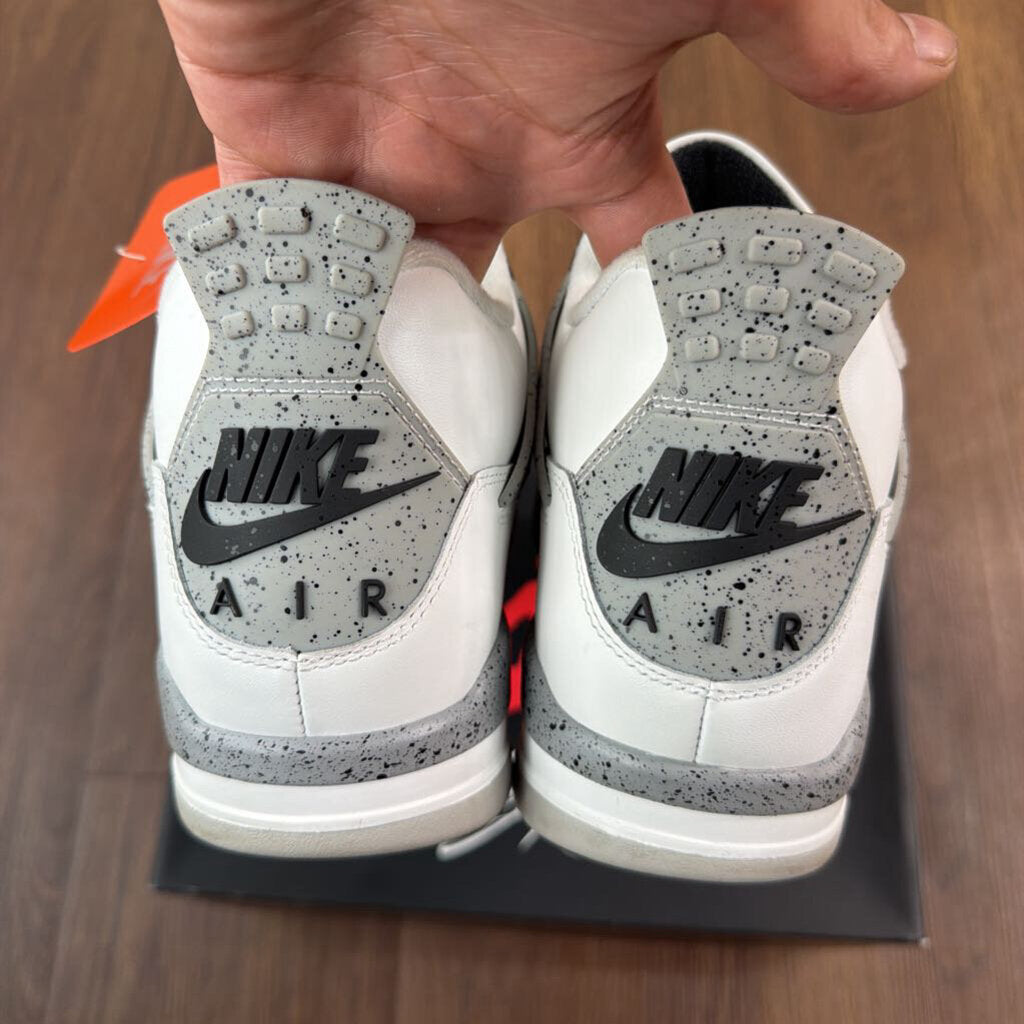 AIR JORDAN 4 " WHITE CEMENT " SZ.10.5