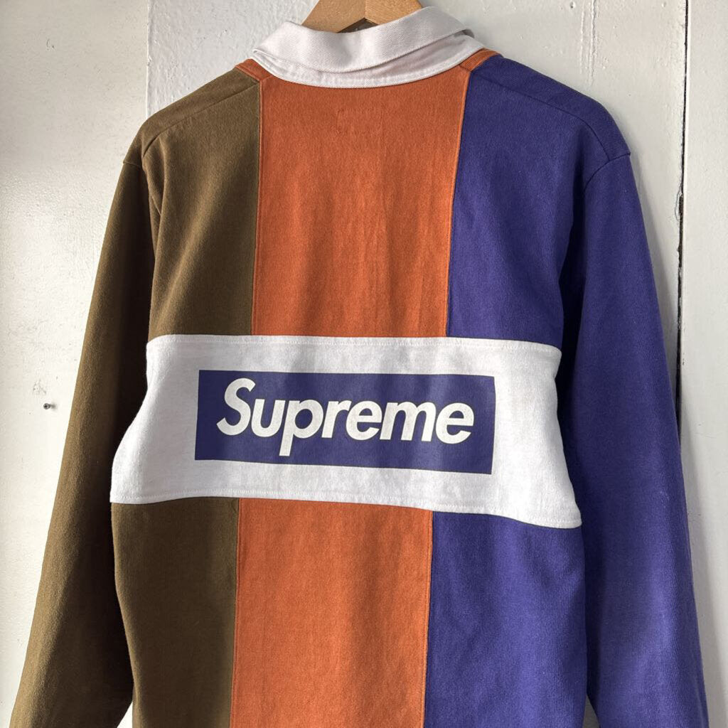 SUPREME 1/4 BUTTON UP SZ. M