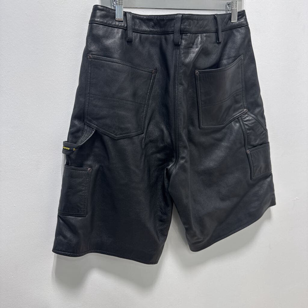 SUPREME LEATHER CARPENTER SHORTS SZ 32