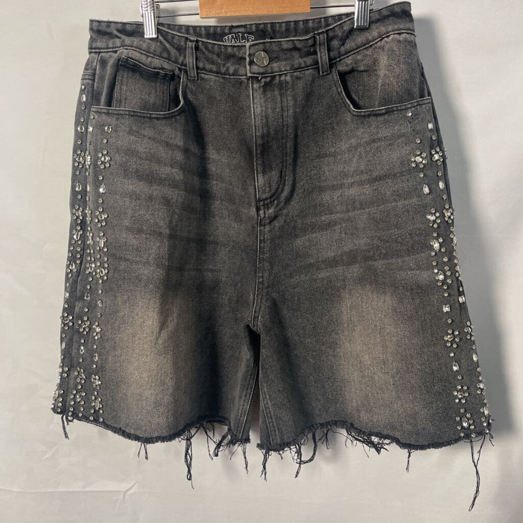 Vale Black Rhinestone Shorts Sz. 32
