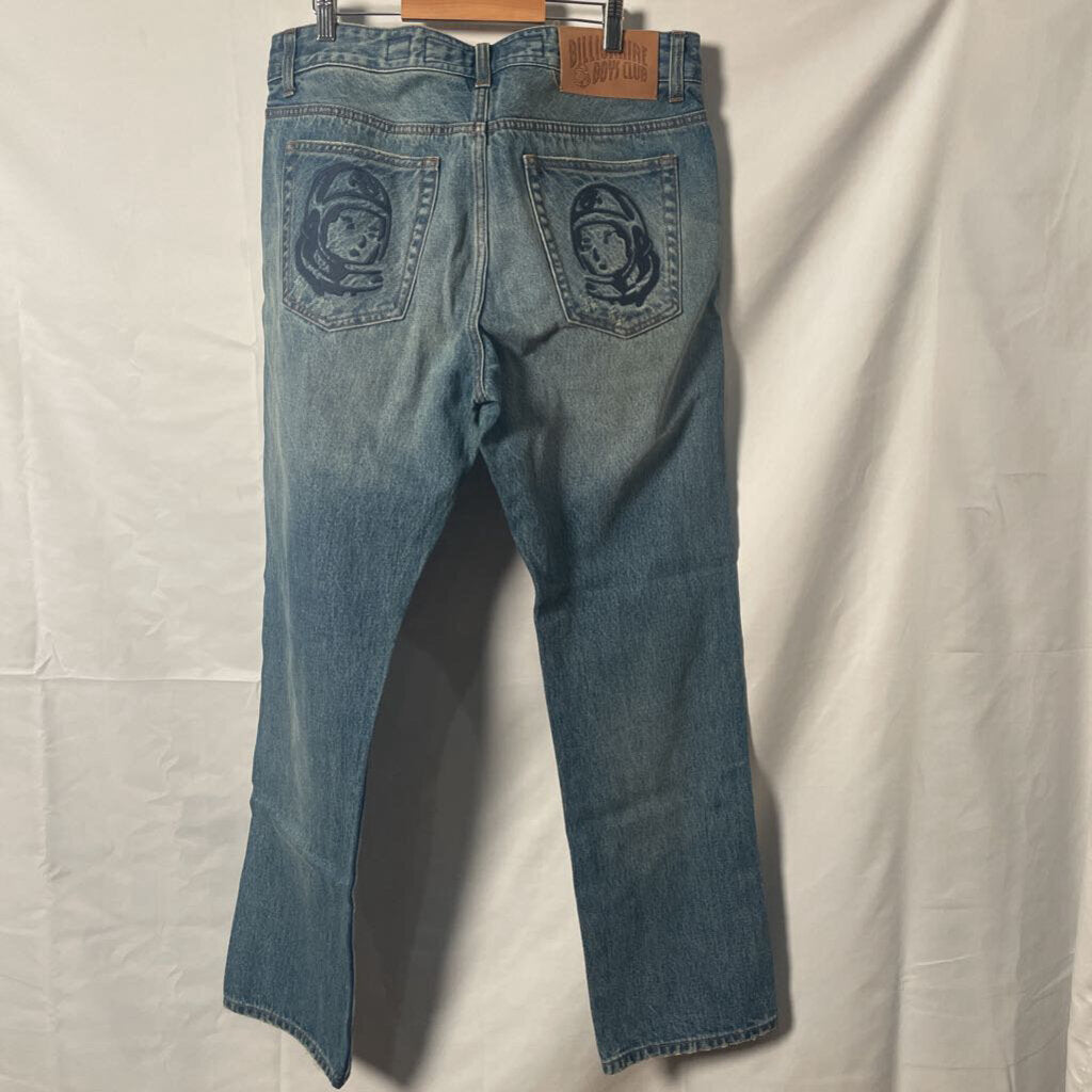 BBC Back Pocket Blue Denim Sz 34