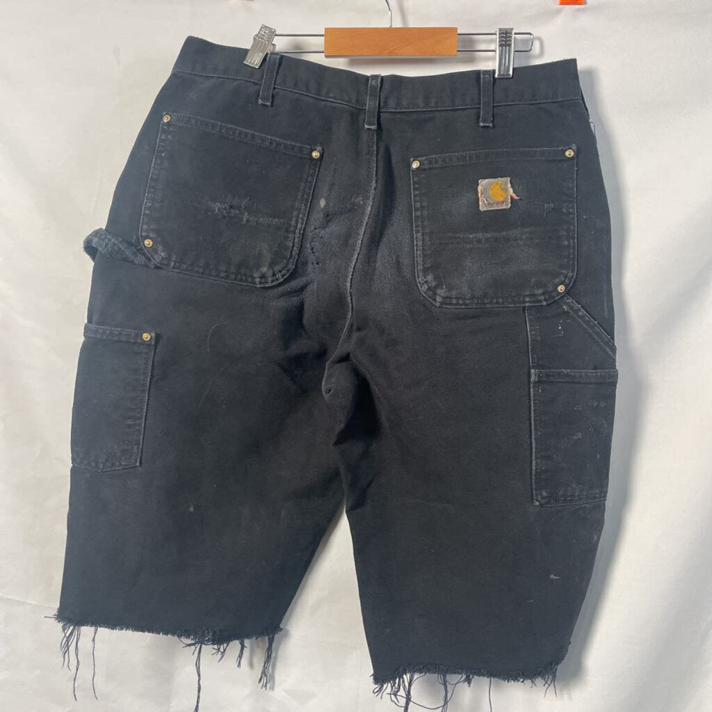 Carhartt Black Paint Double Knee Shorts Sz. 36