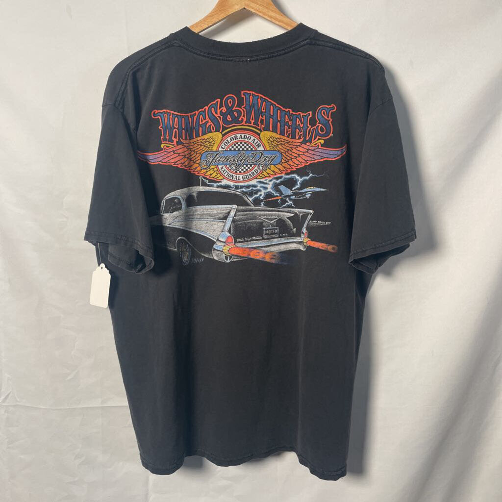 Vintage Wheels Tee Sz. XL