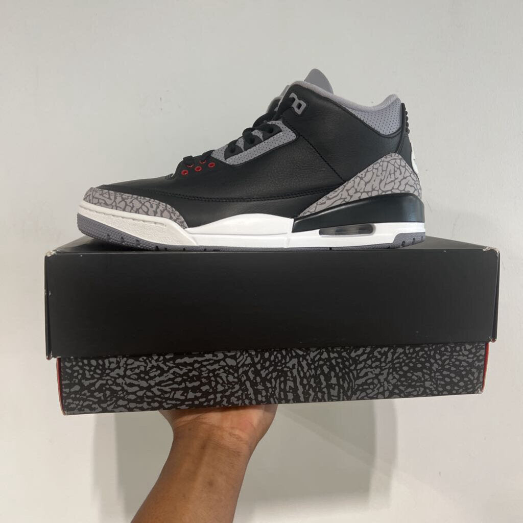 JORDAN 3 BLACK CEMENT SZ 10
