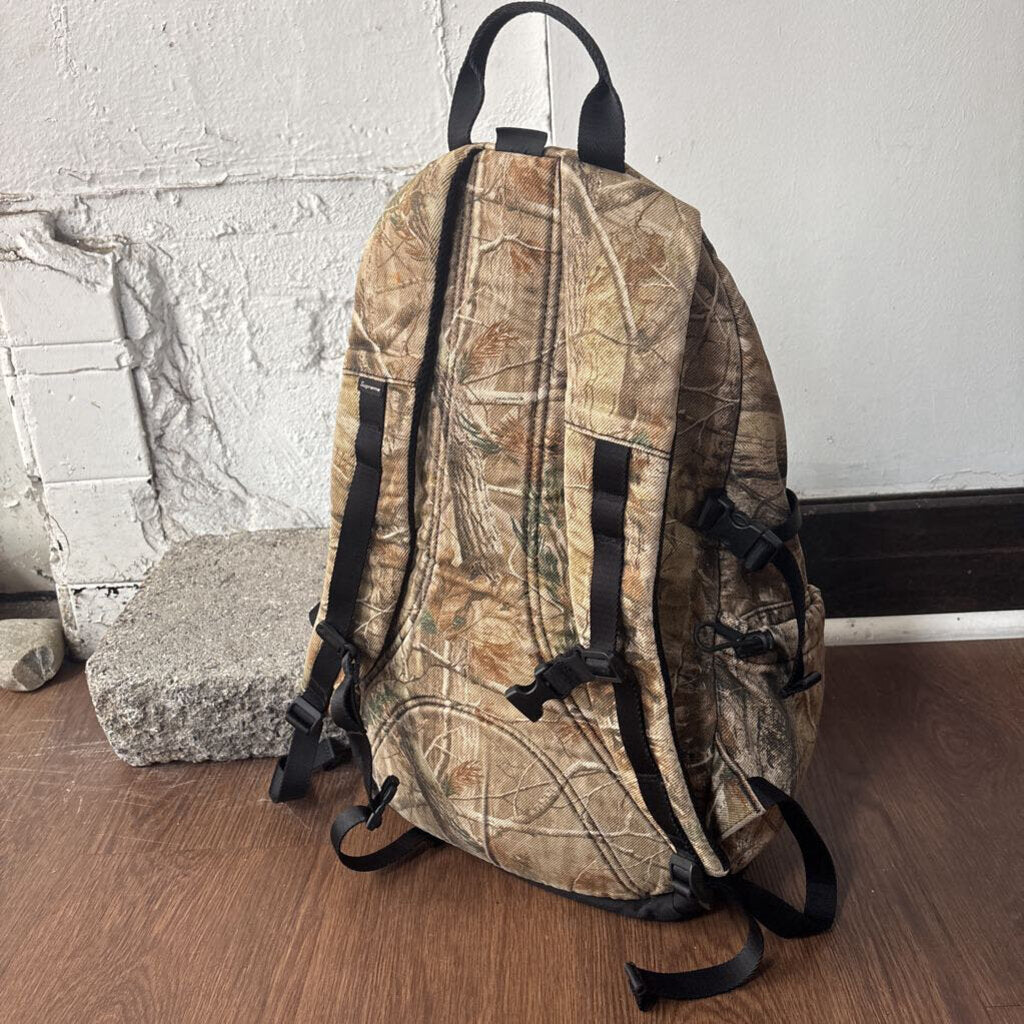 SUPREME DENIM CAMO BACK PACK