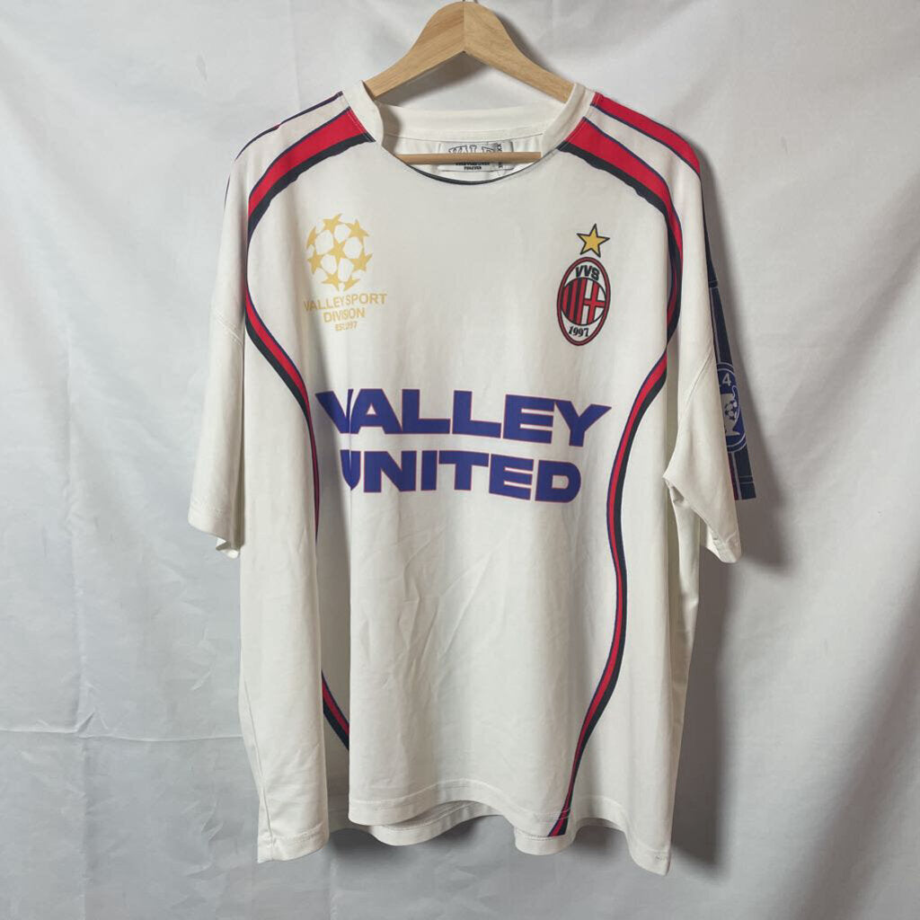 Vale White Soccer Jersey Sz. XXL