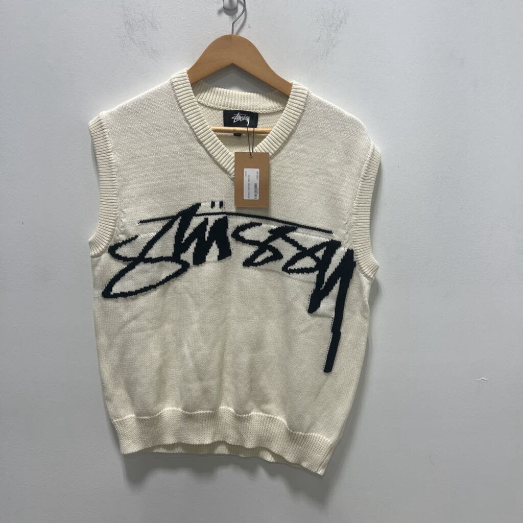 STUSSY KNITTED VEST M