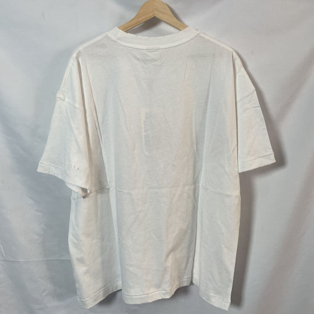Vale White Champ Tee Sz. L