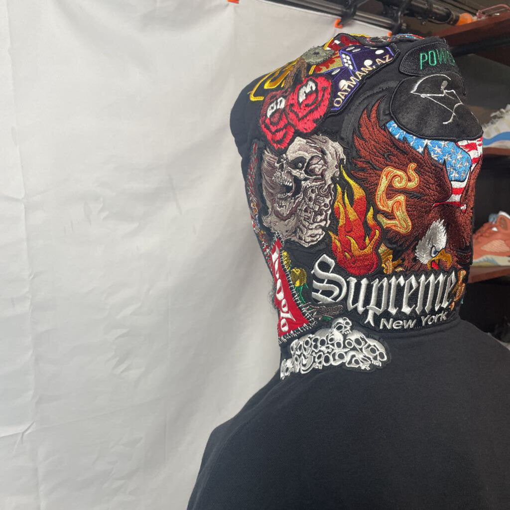 Supreme Patches Hoodie Sz. S