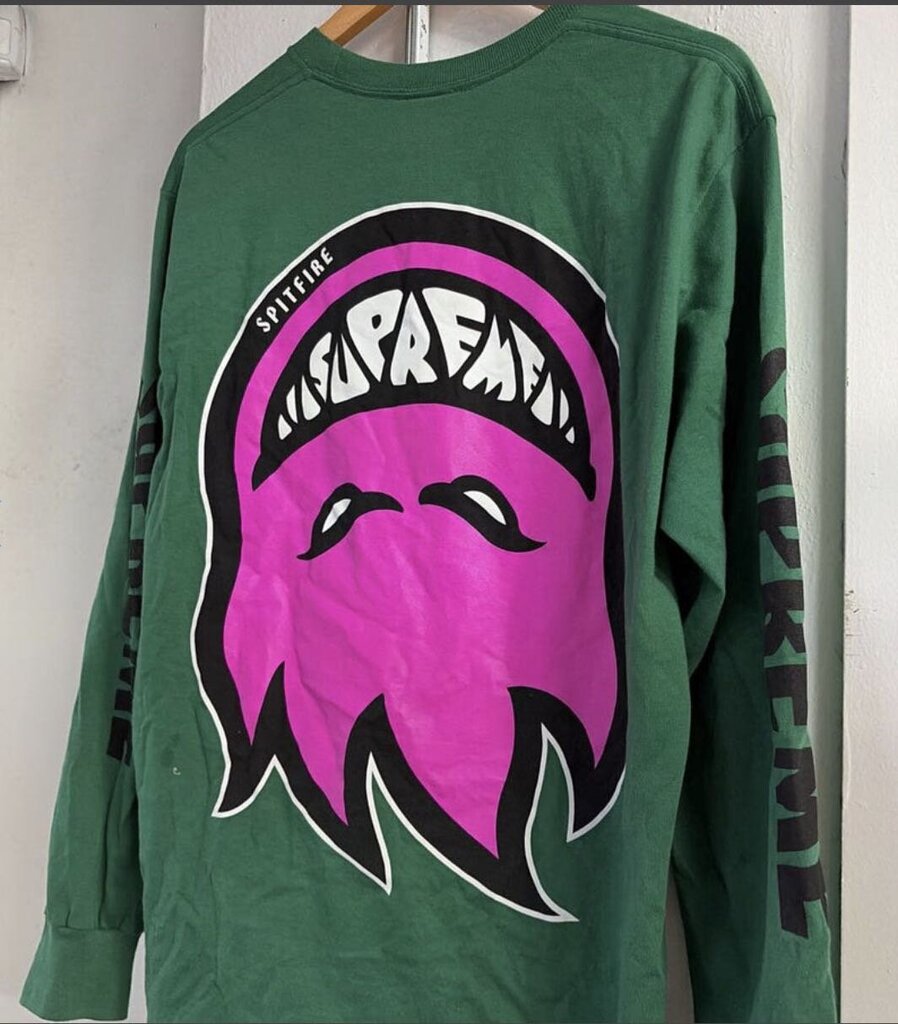SUPREME TEE SPITFIRE SZ M
