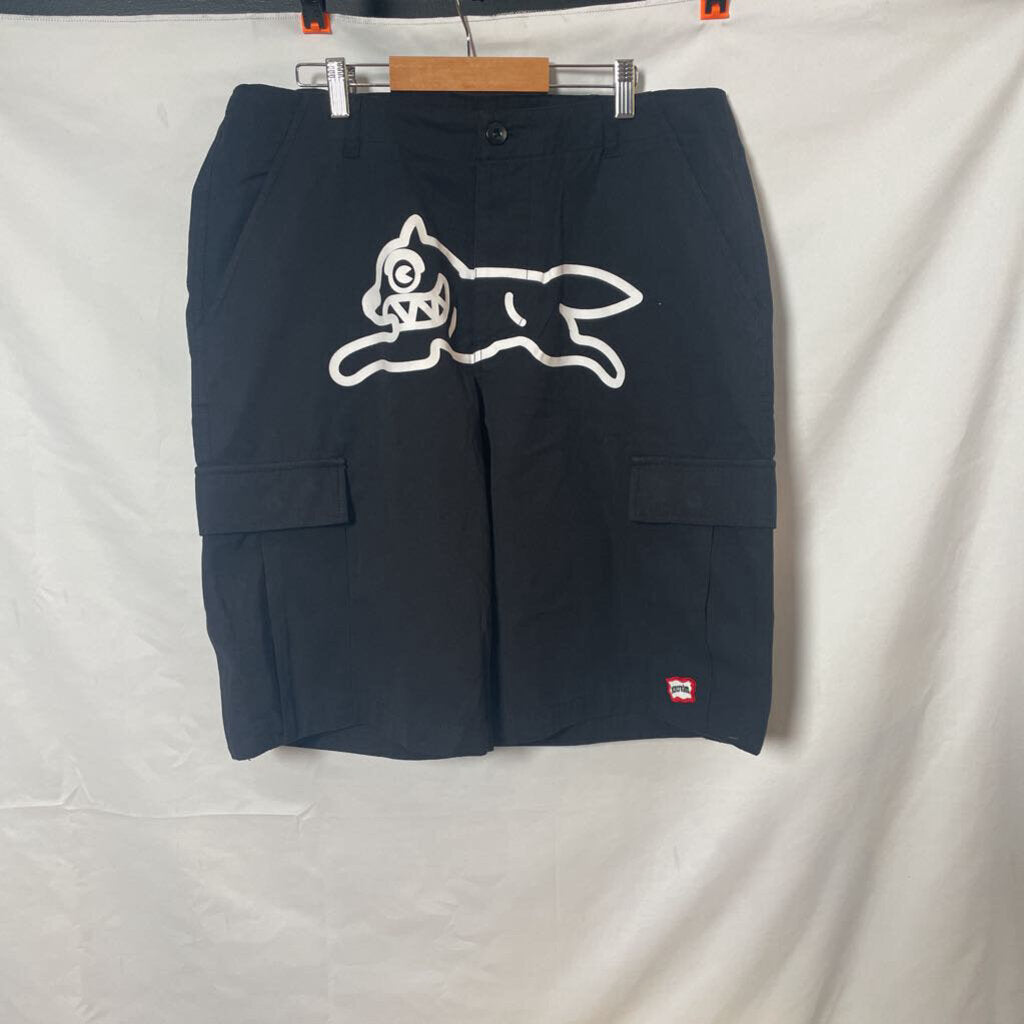 Ice cream Black Running Dog Shorts Sz. 34