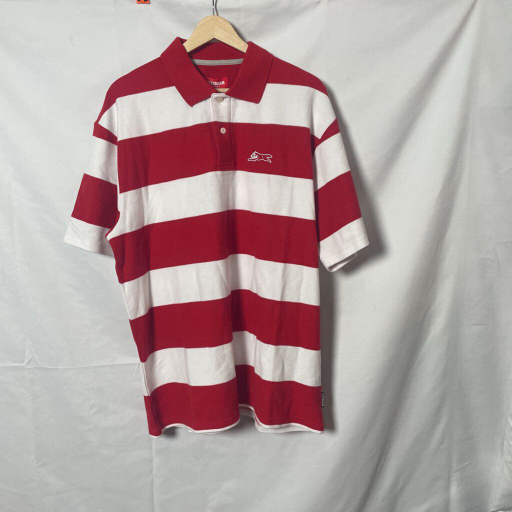 Red BBC Polo Sz. L